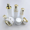 Luxury 30ml 50ml 100ml Acrylic Cosmetic Bottle with Pump Sprayer and 30g50g Cream Jars in Stock