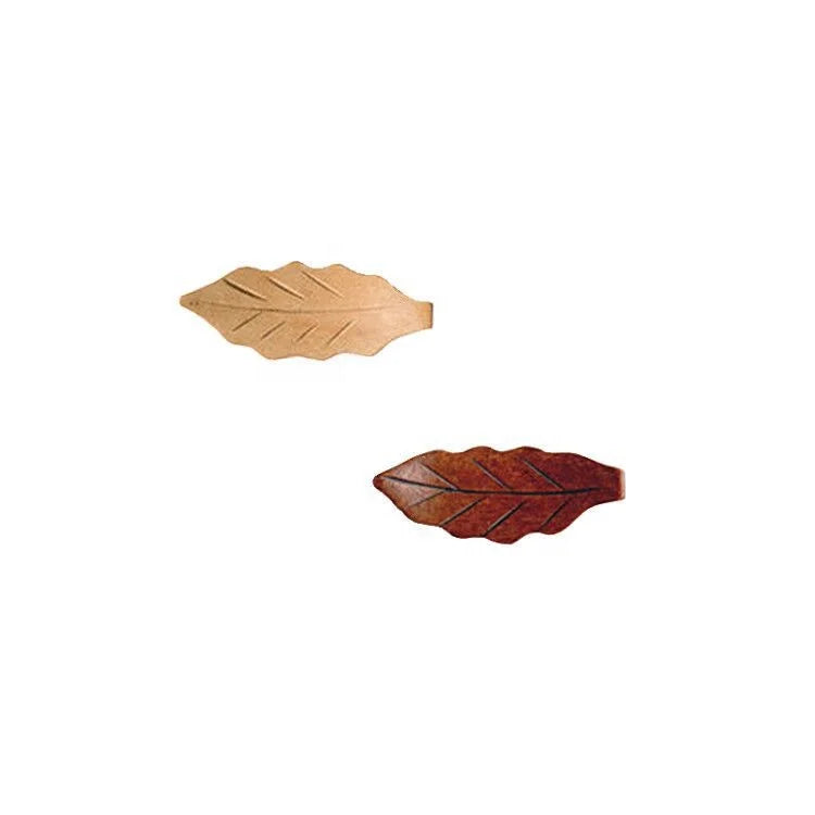 Creative Leaf Shaped Wooden Chopsticks Rest Holder