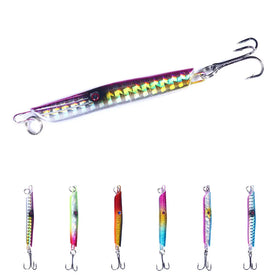 Wholesale LB028 6.7cm 13g Metal Jig Bait Sinking Lead Jigging Fishing Lures with 3D Eyes