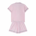 FUNG 6056 Cozy and Popular Short Style Solid Cotton Pajamas for Women