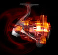 HE2000 All-metal Spinning Reel Fishing Reels Model EVA Handle Metal Max Drag 50kgs Ring Mini Surf Fish Ocean