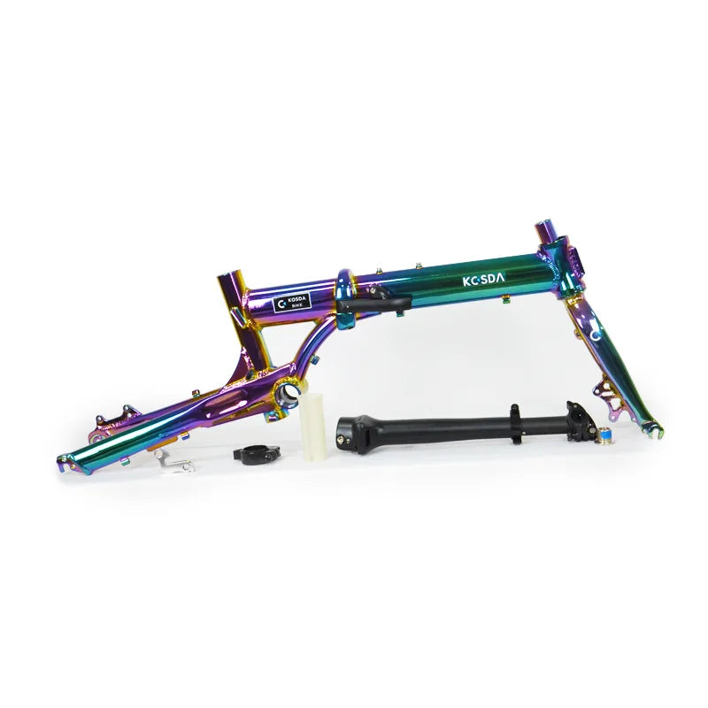Aluminum Alloy Ladder Frame Folding Bicycle Accessories Cross-Border Foot Riser Front Fork Modification Upgrade Kids' Bikes