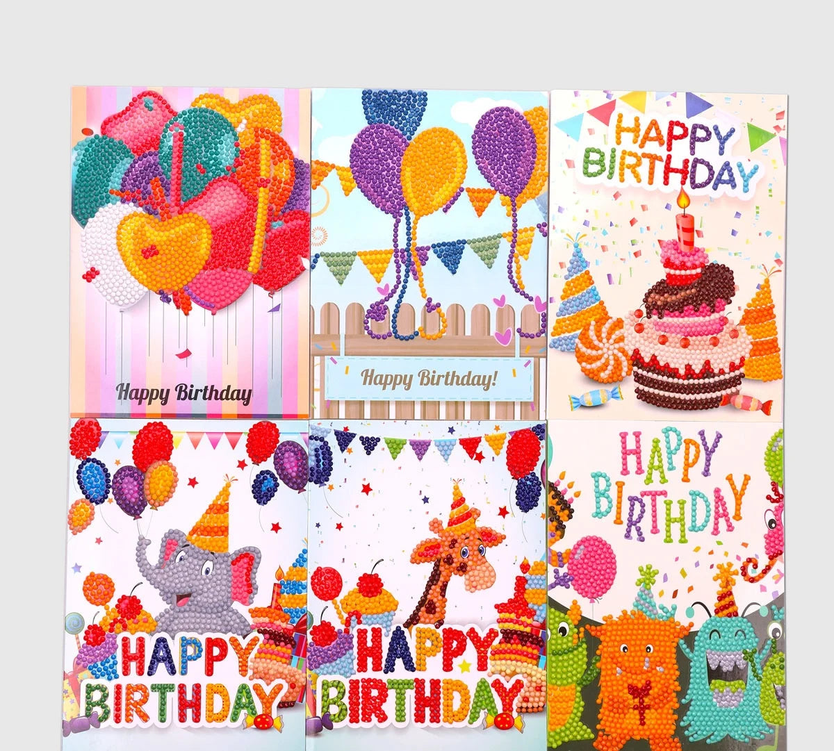 Special Shaped 5D Diamond Painting DIY Greeting Cards for Birthday Mosaic Making Greeting Cards Art Craft Gifts