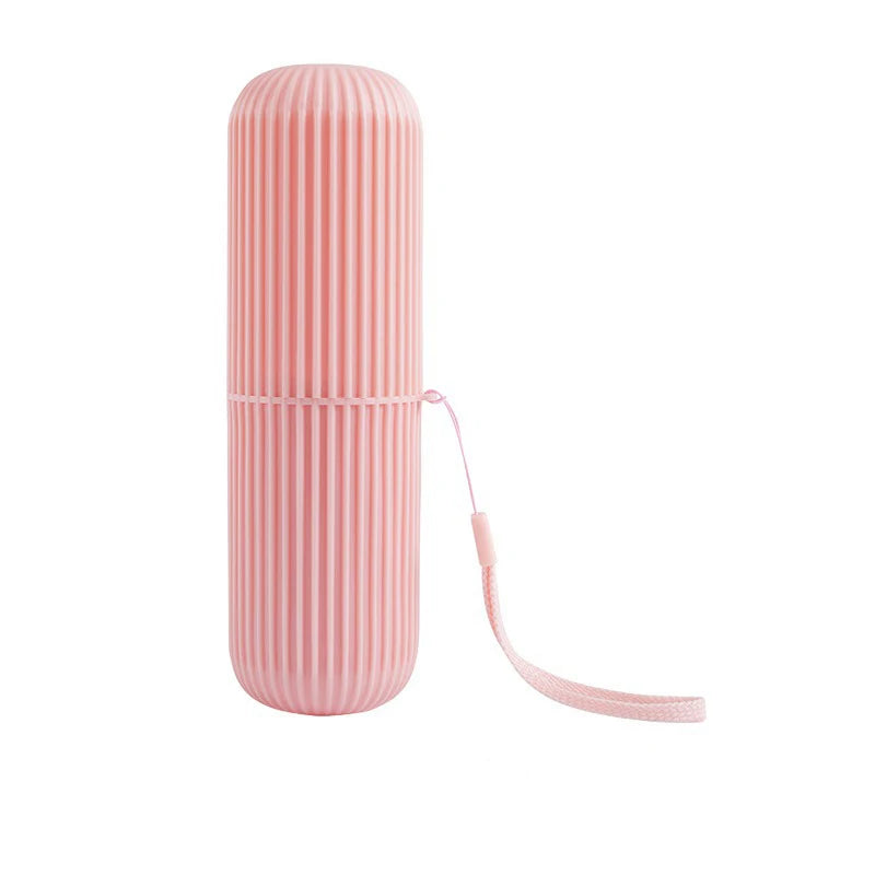 Portable Travel Toothbrush Box with Lid Waterproof Plastic Toothbrush Holder for Daily Washing