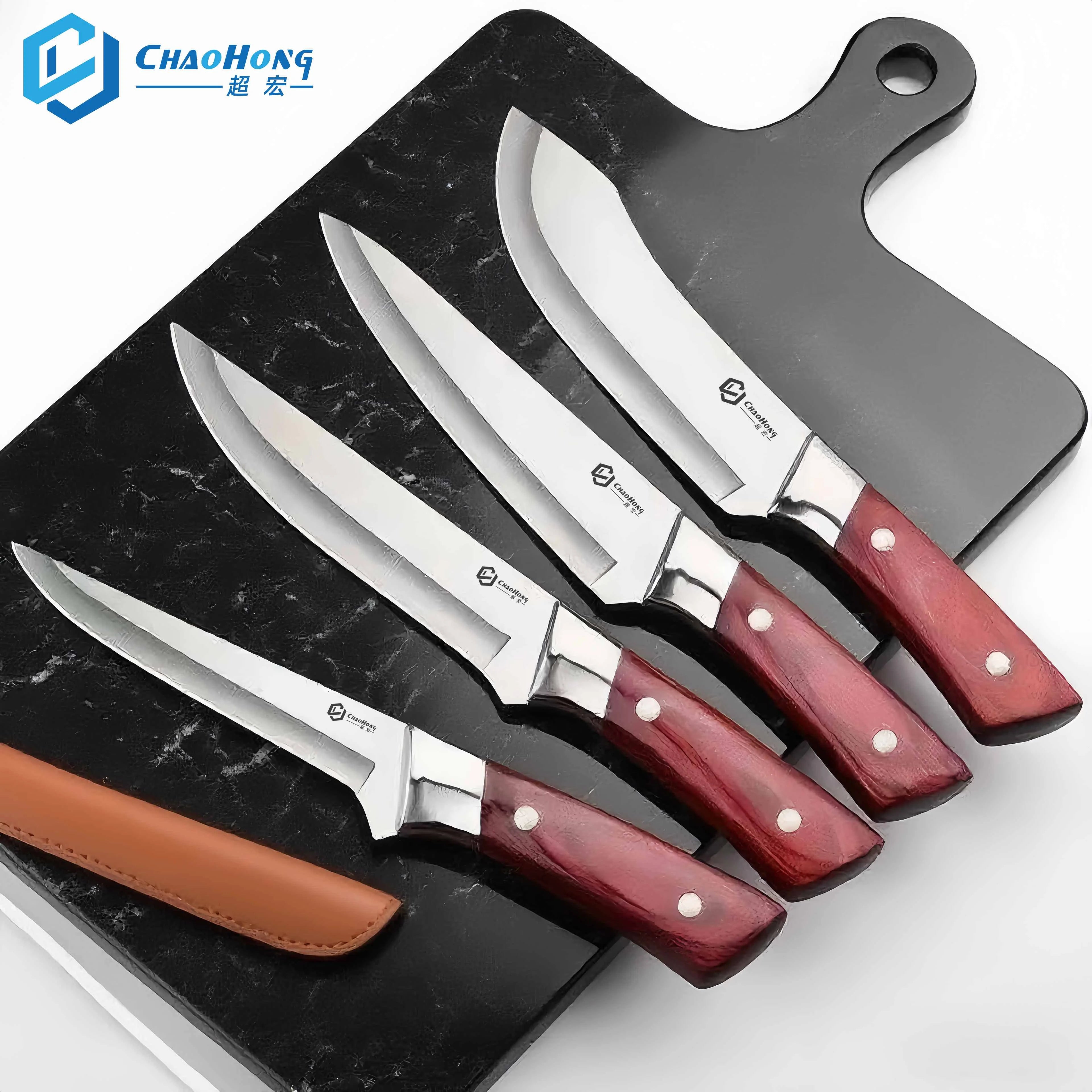 Factory Price Custom Chef Multipurpose Stainless Steel Boning Cleaver 3Cr13 Steel PP Handle Sharp Kitchen for Meat Kitchen Food