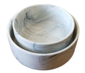 MOQ  1 Pc Retail Korean Style 5" / 5.5" Color Marble Stone Effect pink Marble Blue Ceramic Rice Soup Bowl