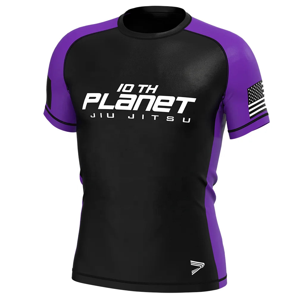 Short Sleeve High-Quality Rash Guard for Men - UV Protection Quick-Dry Anti-Chafing - Perfect for Sports & Fitness