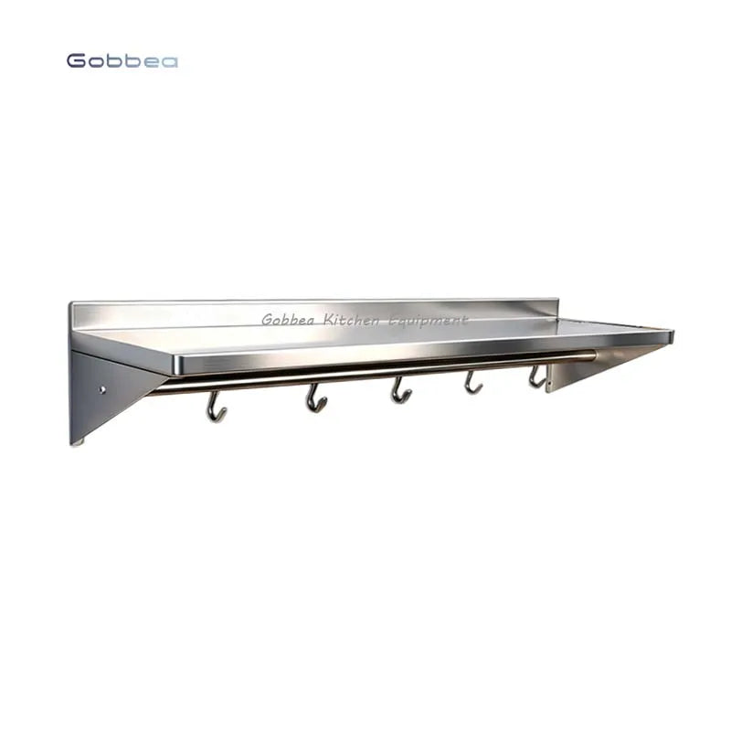 Hot Sales Stainless Steel  Kitchen Storage Wall Shelf