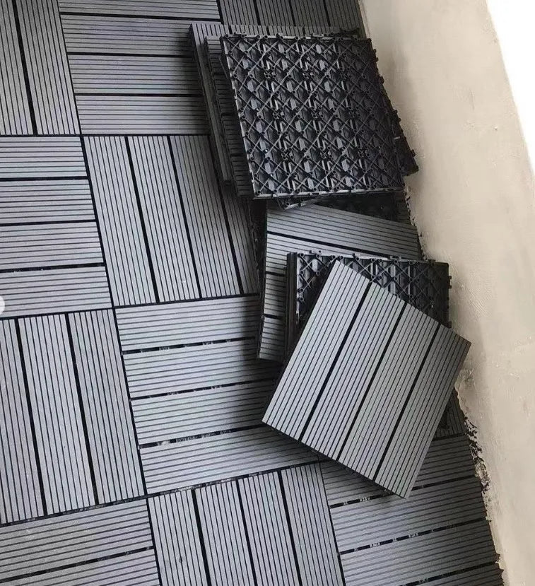 Garden Pool Splicing Outdoor Coffee Floor DIY Wpc Tiles Decking