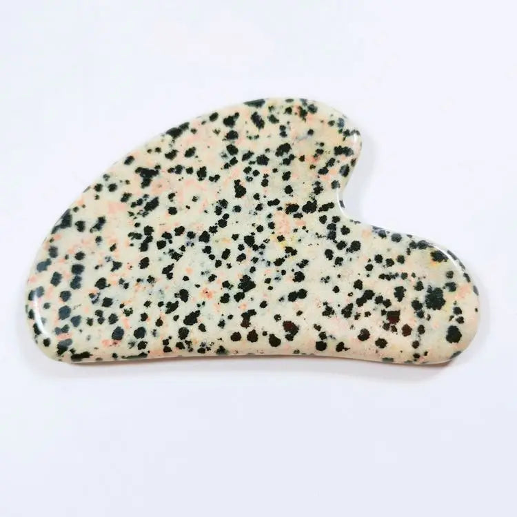DIY Face Roller Eye clear Led Face Dalmation jasper butterfly Body Jade Roller Stainless Steel Metal Jade Roller Ye Im Gua Sha