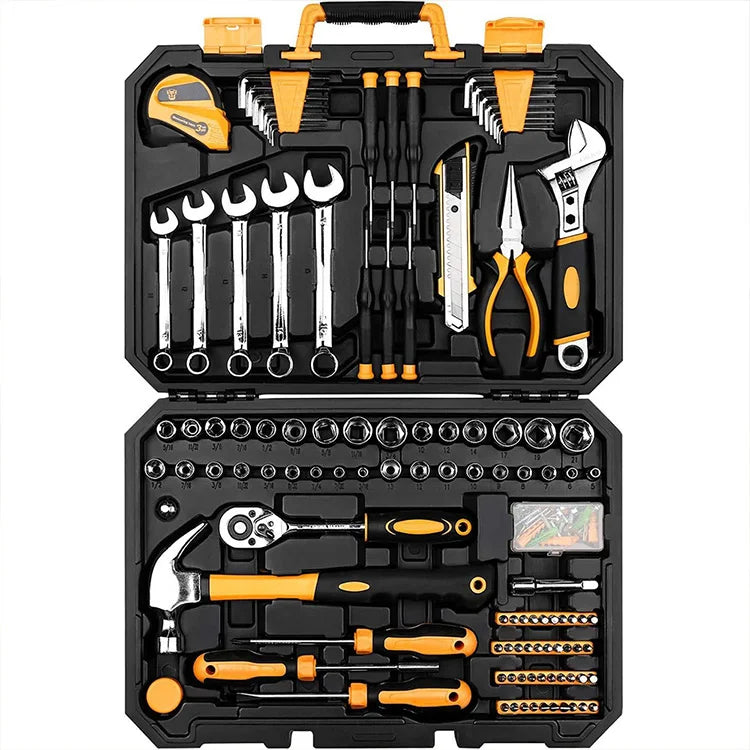 158 Pieces Tool Box Socket Set Screwdriver Set Hand Tool China Tool Sets Trade