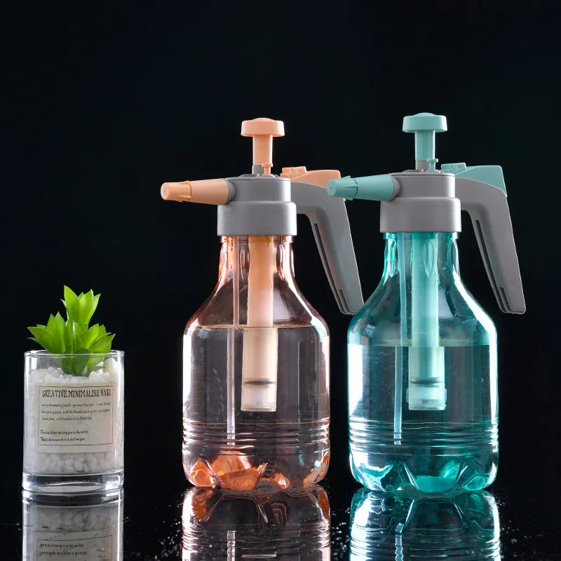 Gardening Pouring Water Bottle Hand Press Grip Style Sprinkled Kettle Plants Flower Spray Watering Cans Pot