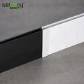 Powder Coated Alloy Aluminum Corner Wall Skirting Baseboard with Led Light Strip up & Down Shining