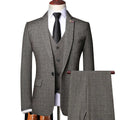 Wholesale Mens Three-piece Small Suit Set Mens Slim Dress Mens Casual 3 Pieces Sets