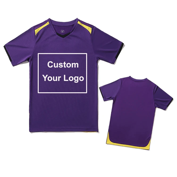 Custom Football Jersey  Training Stitched Blank Soccer Jersey Original Football Shirt Quick Dry Breathable Sports Football Tops