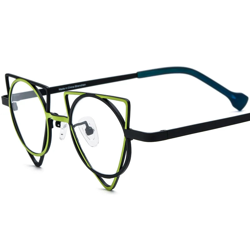 Hollow Design Metal Eyeglasses Frames 2024 Newest Model Glasses Frames Optical Eyewear Lens Glasses Optical