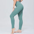 Custom Private Logo Women's Four Way Stretch Fitness Yoga Sport Leggings with Yoga Pants Made From Spandex for Gym Use