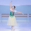 Professional Ballet Romantic Tutu Long Skirt Black Red Spain Dress Adult Children's Ballet Performance Dress