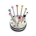 High-quality 10PCS  Watch Screwdriver Anti-skid Wear-resistant Steel Watch Repair Screwdriver with 20 Spare Screwdriver Heads