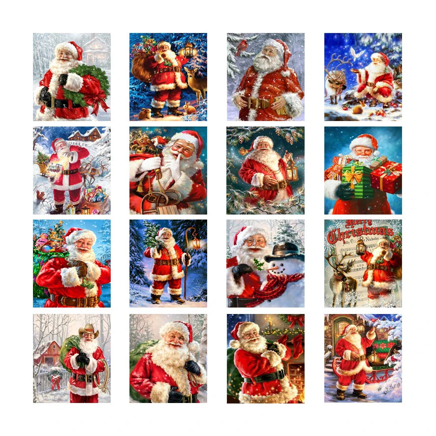 5D Canvas Painting Full Drill Mosaic Square/Round Portrait Wholesale DIY Diamond Embroidery Cross Stitch Home Decor Room Kits