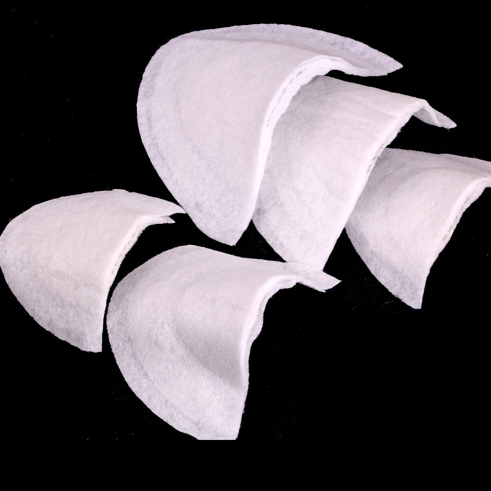 Wholesale Factory Price Eco-Friendly 100% Polyester Non Woven Fabric Shoulder Pads Custom Color 3 Types Men Women Garment