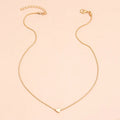 SC Hot Sale Fashion Chokers Necklace Vintage Stainless Steel Necklace Trendy Gold Silver Tiny Heart Necklace for Women