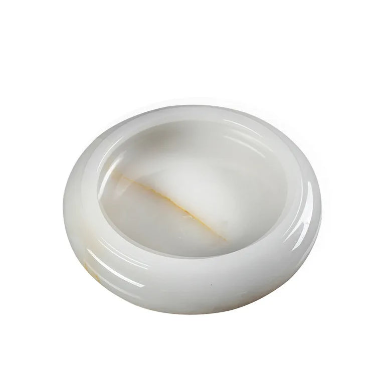 Souvenir Celestite Marble Office Home Stone Ashtray Custom Wholesale Natural Hold Smoking Ash Tray