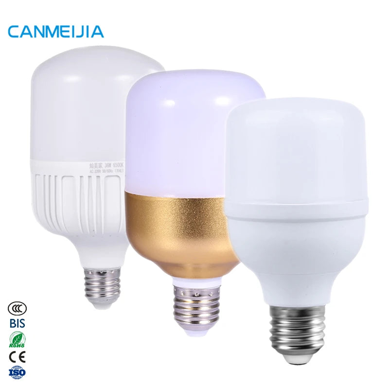 B22 E27 Holder T-Shape 5W 10W 15W 20W 30W 40W 50W Led Bulb Lamp Manufacturer Raw Material Led Bulb LightsBombillo LedFocos Led