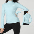 Winter Women Workout Coat Fitness Sportswear Training Long Sleeve Yoga Jacket Top