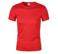Wholesale 100% Polyester Marathon Sports Men's Short Sleeve Blank T-Shirt Custom Logo Quick Dry Jersey Cheap Blank Plain T-Shirt