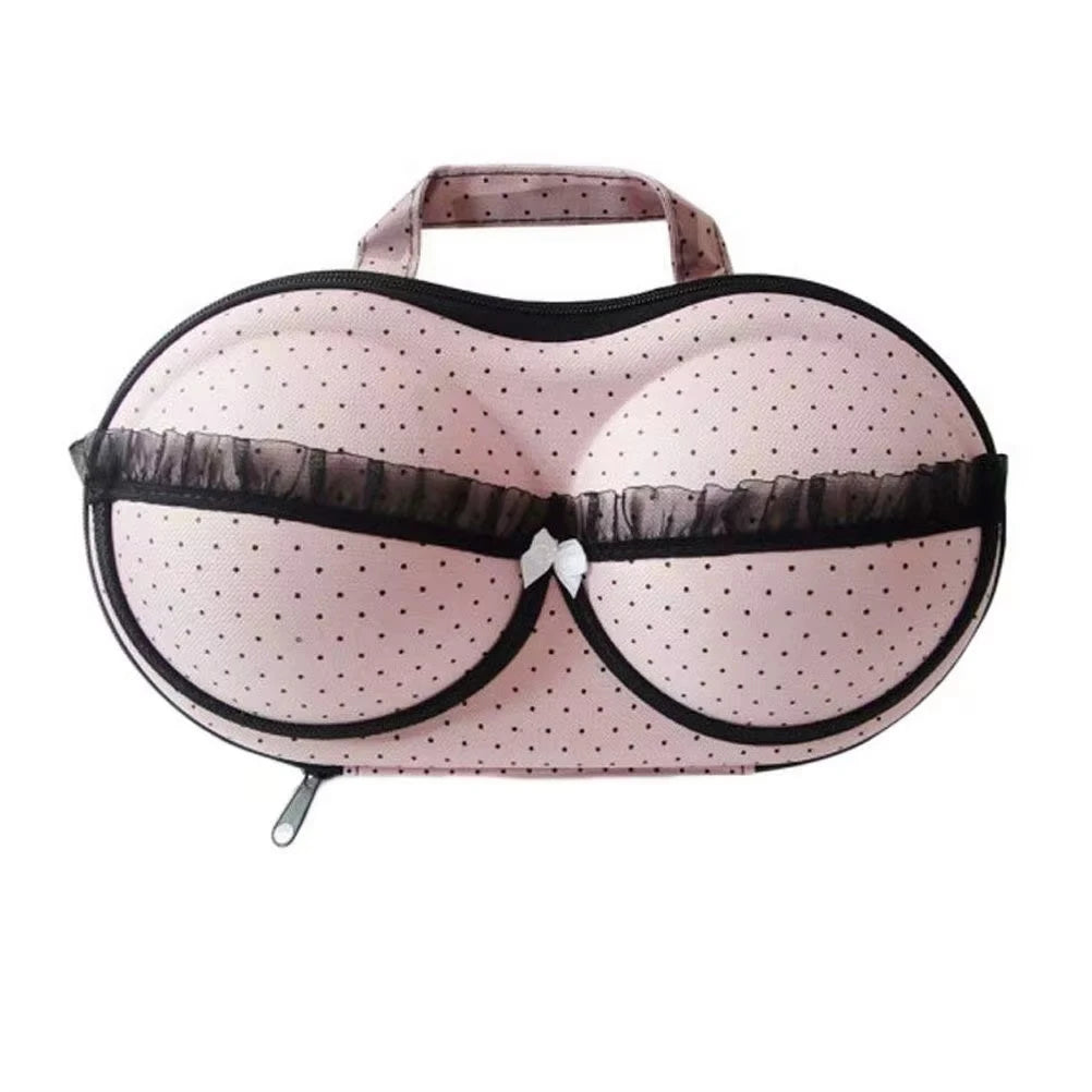 Eva Bra Case Portable Travel Bra Storage Box With Zipper Fashion Handbags for Women Under Wear Cover Organizer Underwear Bags