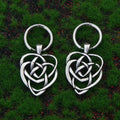 Symbol of Simple Romantic love Celtic Knot Earrings Women Charm Jewelry with Stainless Steel Hooks