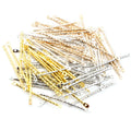 50Pcs/pack 15-40mm Double Cylinder Bar Earrings Connecting Stripes for DIY Jewelry Making Earring Pins Findings Supplies