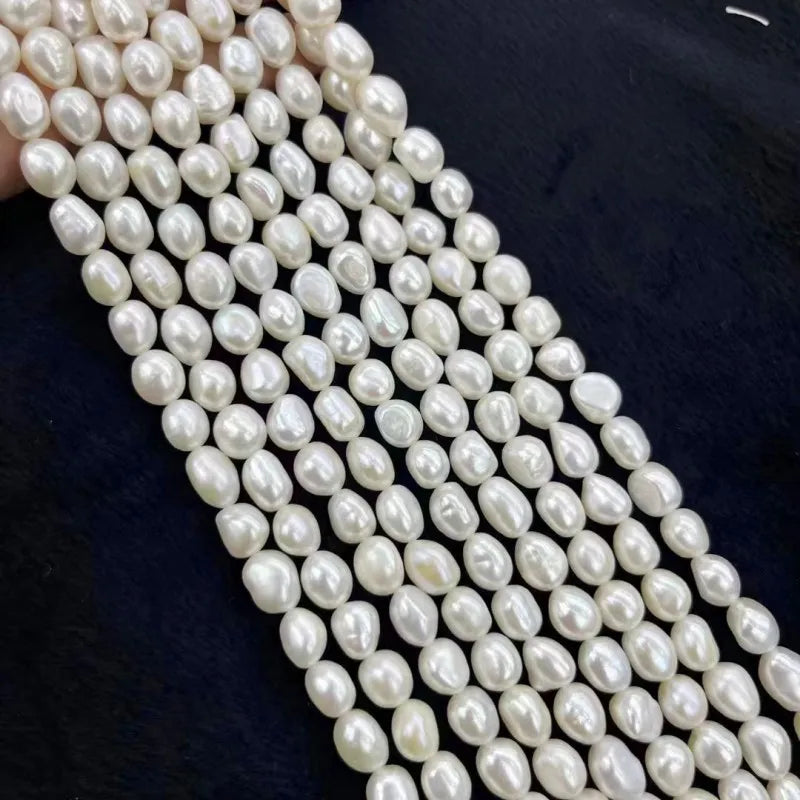 Luxury Jewelry Making Findings Natural Fresh Water Pearl Stands Loose Beads for DIY Necklace Bracelet MegaBDM