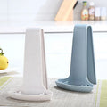 2020 New Fashion Multifunctional Non-perforated Kitchen Seamless Wall-mounted Pot Lid Creative Pot Lid Rack Plastic Rack