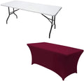 High Quality Custom Spandex Tablecloth for Picnics Hotels Parties Weddings Dinings Handmade Sublimation Printed Plastic Cover