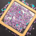 1kg Embellishments Purple Grape Fruit Slices Hand Made Crafts Colorful Clay Pieces Ideal for Slime Making Crafts