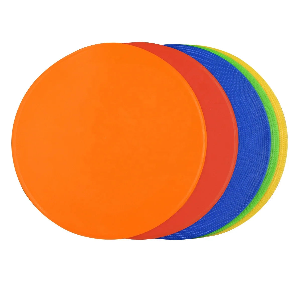 15.5cm Non-Slip Soft Agility Cone Agility Training Markers Floor Dots Flat Field Cones for Football Soccer Basketball