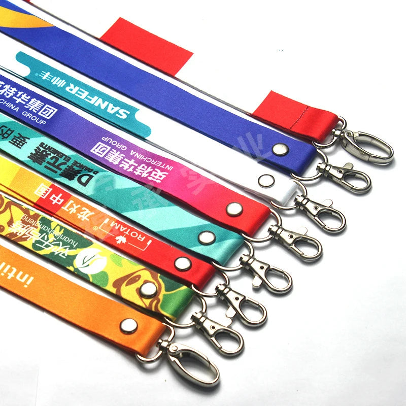 Lanyard Card Holder Customized Logo Lanyard Keychain Suitable for Id Card Holder Employee Card Safety Neck Strap