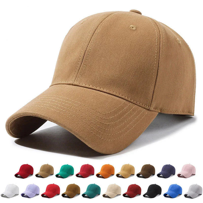Unisex Adjustable 6-Panel Denim Baseball Cap Custom Embroidered Pattern for Men and Women's Summer Outdoor Sports