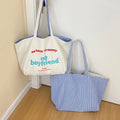 Wholesale Organic Cotton Calico Canvas Tote Bag Eco-Friendly Reusable Promotional Ribbon Custom Logo Print Letter Large