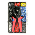 HSC8 6-4 a Wire Hand Crimping Tool Crimper Pliers Kit With 1200 PCS Insulated Terminal Blocks Wire Ferrules Box