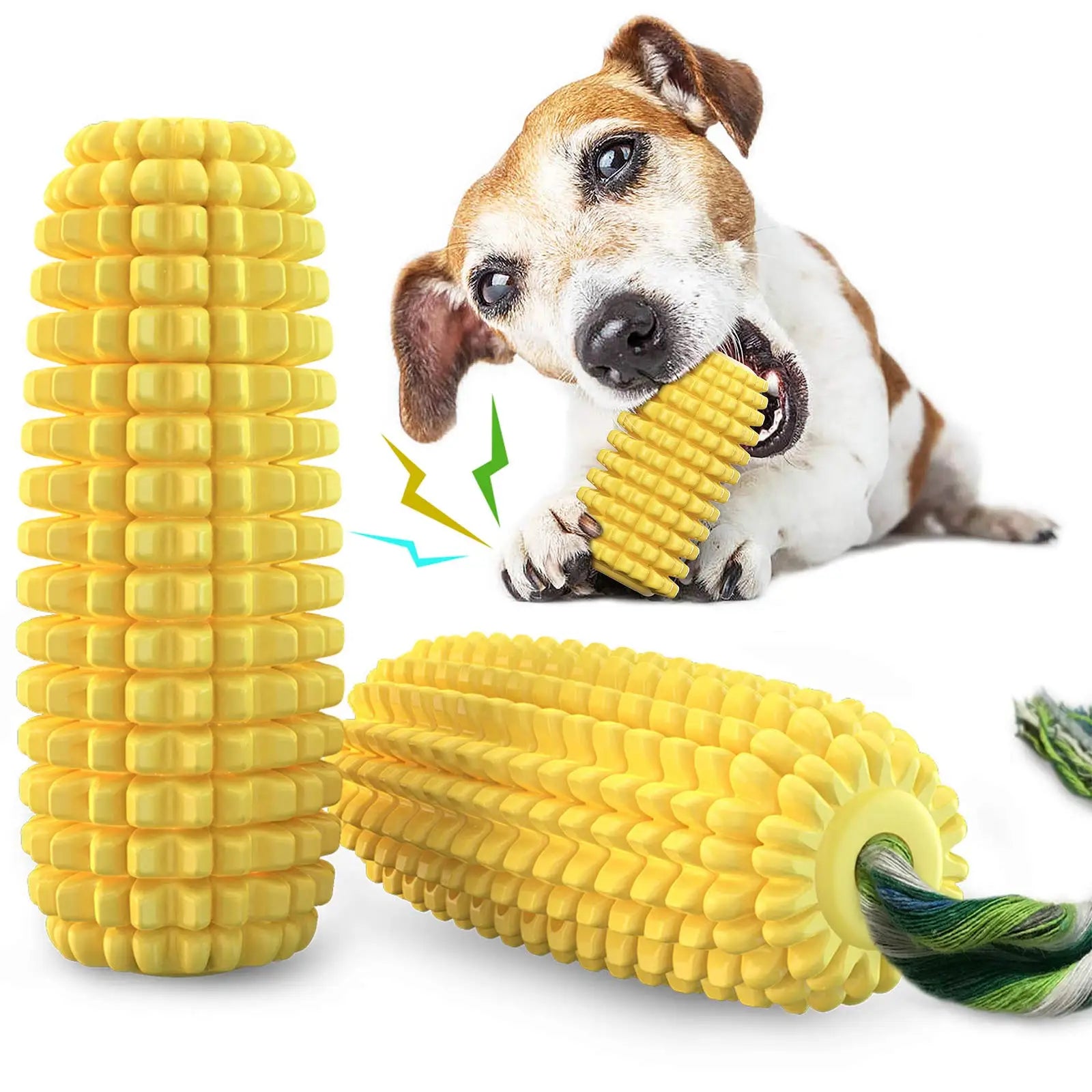 Luxury Indestructible Squeaky Interactive Rubber Dog Chew Toys Durable and Tough for Aggressive Chewers