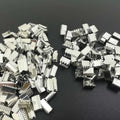 Factory Sale Elastic Cord Iron Crimp Clips Nickle Color 5mm Iron Crimp Cord Join Connector
