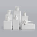 100ml 150ml 280ml 450ml Plastic Pump Sprayer Cosmetics Packaging Bottles for Body Lotion Hand Wash Square Shampoo Bottle Sealing