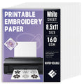 Inkjet Printable Water-Soluble Transfer Paper for Embroidery Positioning DIY Stitch Guide Label