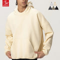 SK High Quality Men's Pullover Oversized Hoodie Autumn Pocket Solid Pattern Polyester Big Hood Sweater