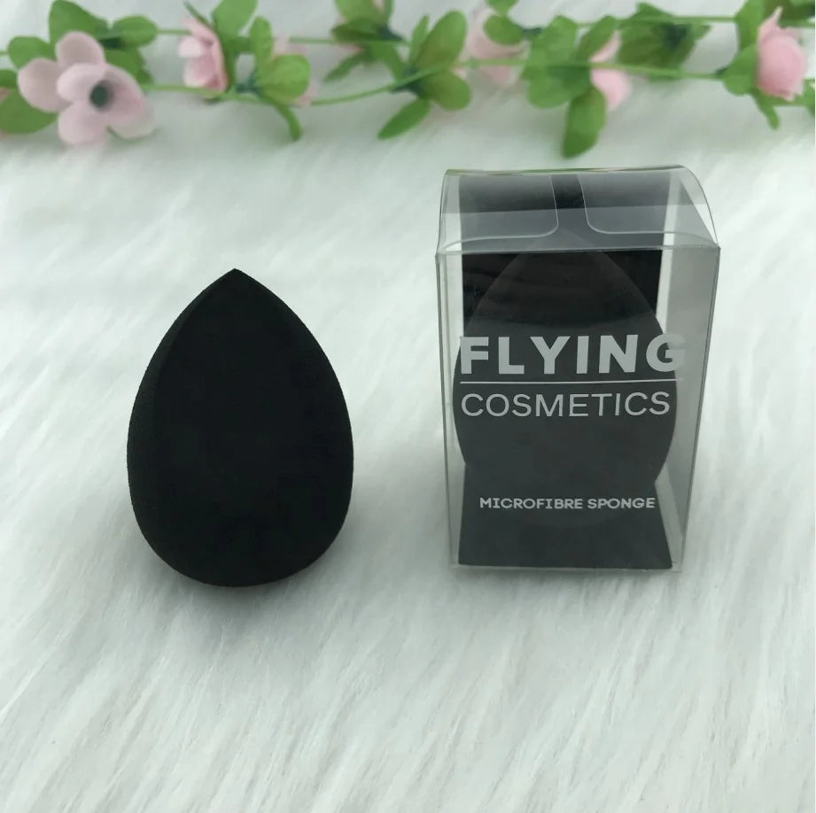 New Arrival Vegan Beauty Sponge Private Label Latex-Free Washable Facial Waterdrop Peach Cosmetic Blender Makeup Sponge