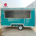 New Arrival Ice Cream Hotdog Van Taco BBQ Food Truck Mobile Trailer Design Vending Cart Catering Van