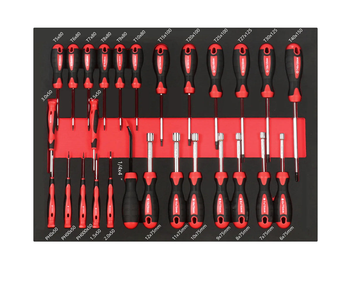 27PCS Professional Hand Screwdriver Tool Set in Carton Carbon Steel OEM Available